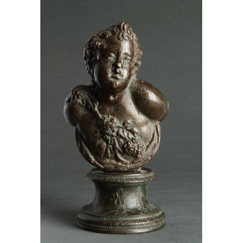 Venetian Renaissance Bronze Bust of a Bacchante or Putto
